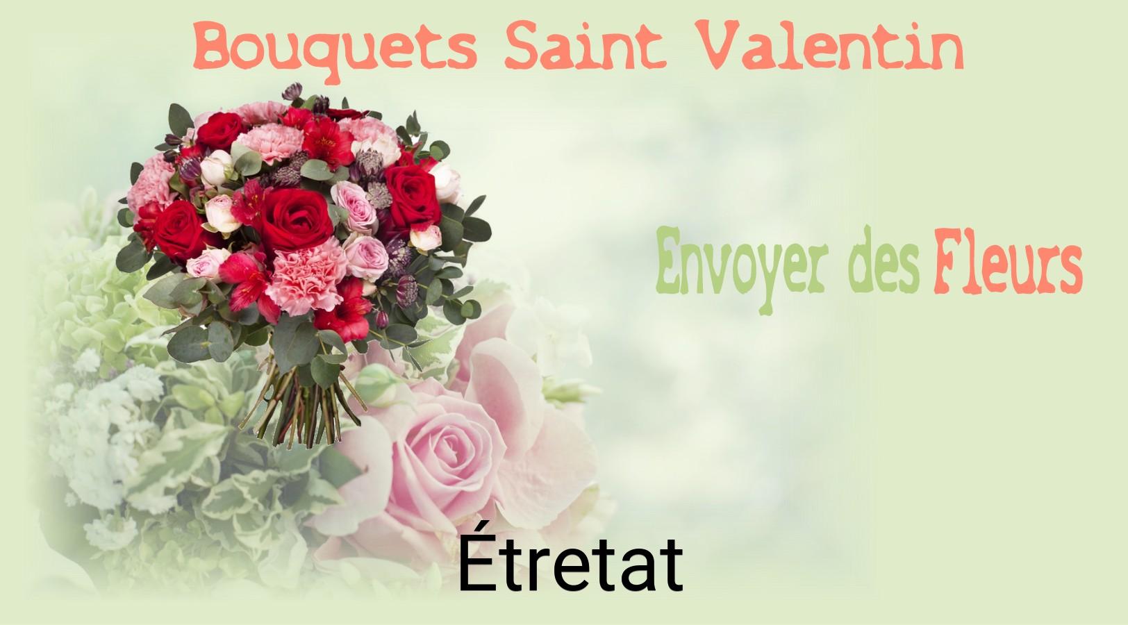 Roses de Saint-Valentin livrées à Étretat